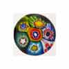 Venetian Glass Millefiori Cabochon Round 21mm Multi Bright
