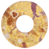 Amethyst Abstract Fused Murano Glass Bead 32mm, 10mm Hole