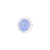 Millefiori Venetian Glass Bead, 10mm Coin, Blue Lace