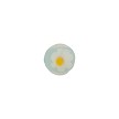 Celeste (Pale Aqua Blue) Opaline Murano Glass Margherita (Daisy) Bead, 8mm 