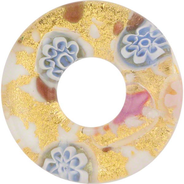 Authentic Murano Glass Fused Pendant 