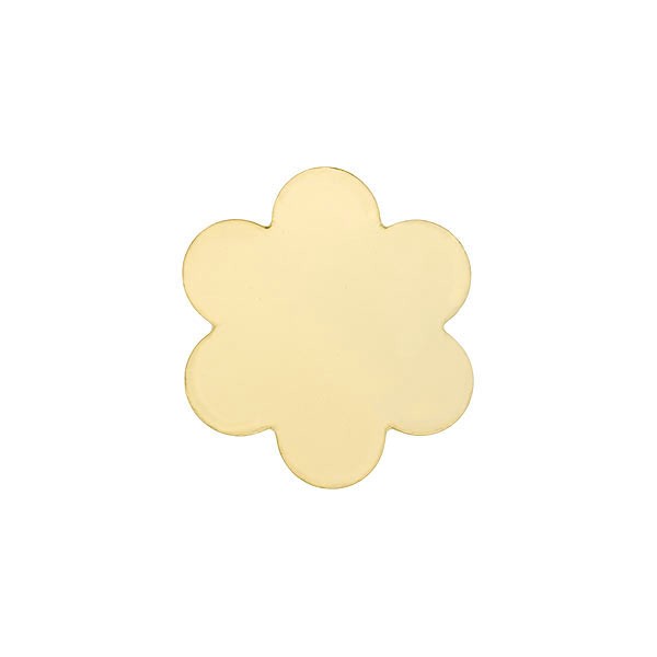 Brass Stamping Blank, Flower, 20mm 