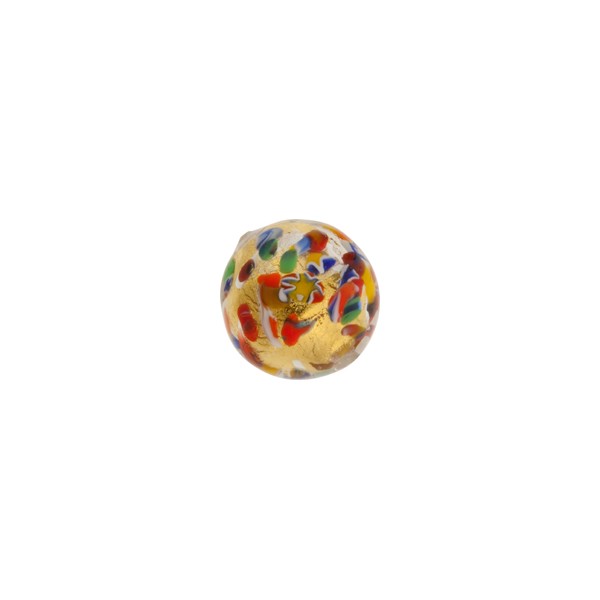 Authentic Murano Glass KLIMT Beads Gold Foil 