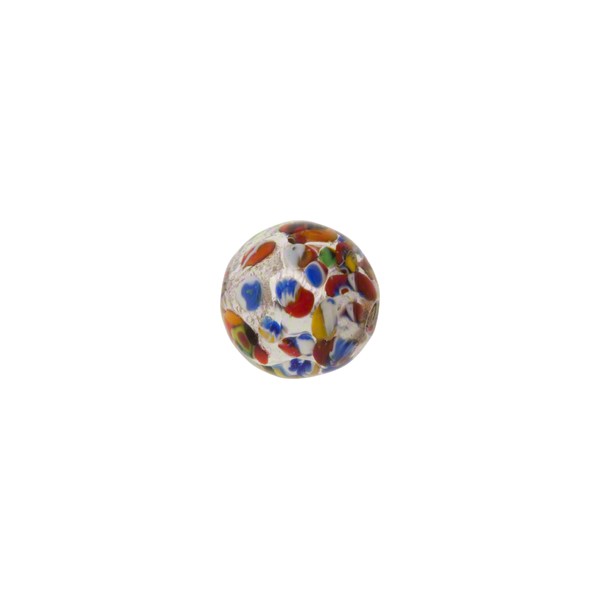 Authentic Murano Glass KLIMT Beads Silver Foil 