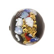 Textured Classic Millefiore Gold Foil Bead 
